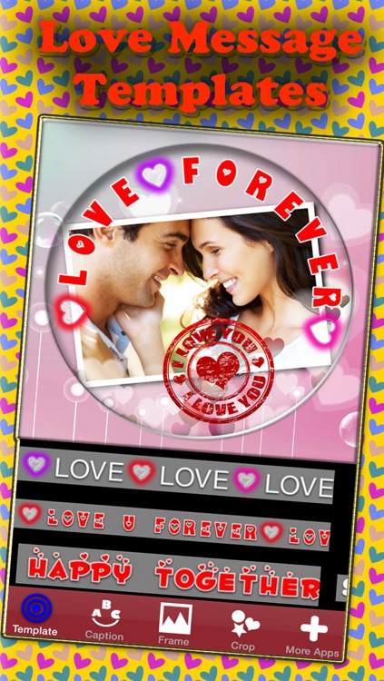 Love Messages Photo Frames