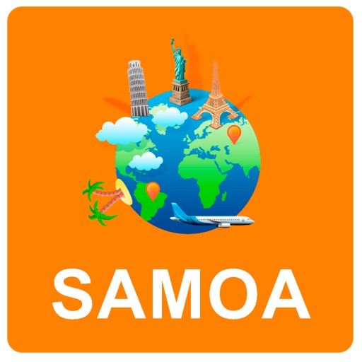 Samoa Off Vector Map - Vector World