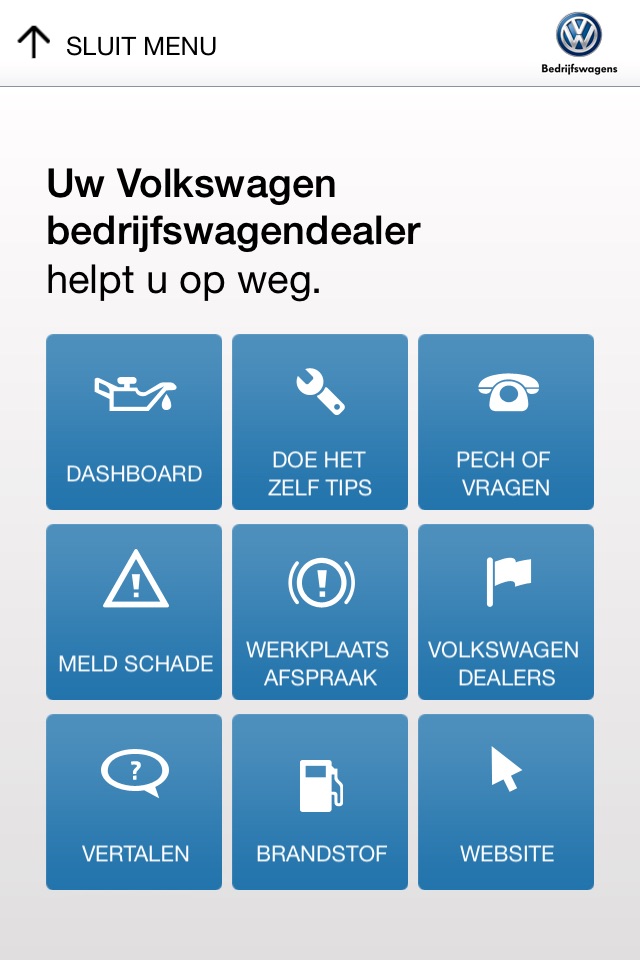 Volkswagen Bedrijfswagens Service app screenshot 3