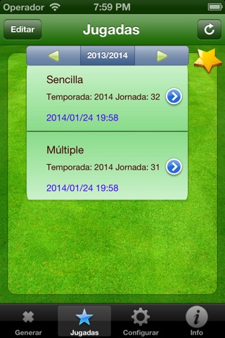 Quiniela Plus screenshot 3