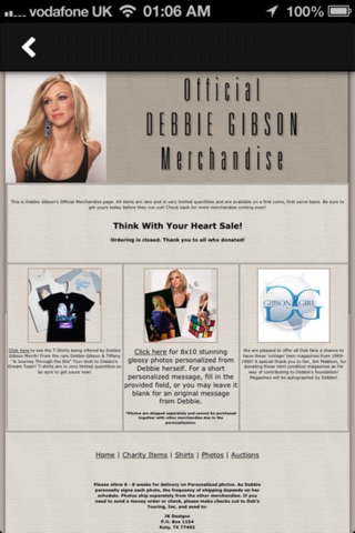 Debbie Gibson Official App screenshot 3