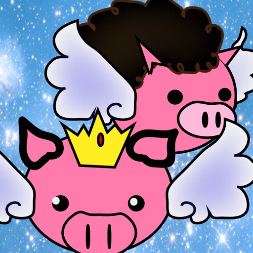 Fly Away Piggy Icon