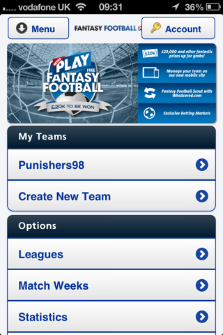 Fantasy Football from Metro screenshot 2