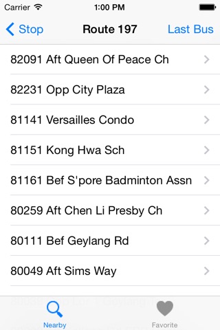 SG Buses Legacy - SBS and SMRT nextbus arrival screenshot 3