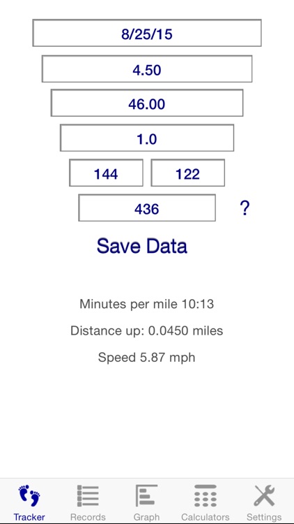 Treadmill Tracker
