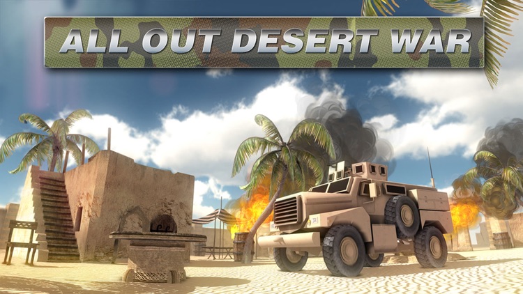 Army War - Desert Battlefield Free screenshot-4