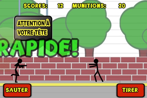 Stick Man Zombie Attack Free screenshot 3