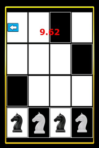 A White Chess Piece Speed Test : Touch Black Tile Only Free screenshot 2