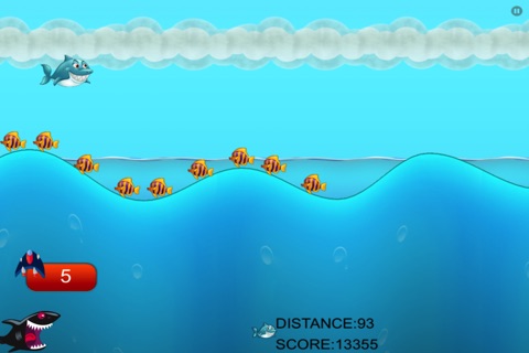 A Mega Hungry Dive with Shark Jump and Flying Dash - Cool Deep Sea Adventure Hunt Game screenshot 3