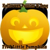 Halloween Puzzles & Song- Five Little Pumpkins