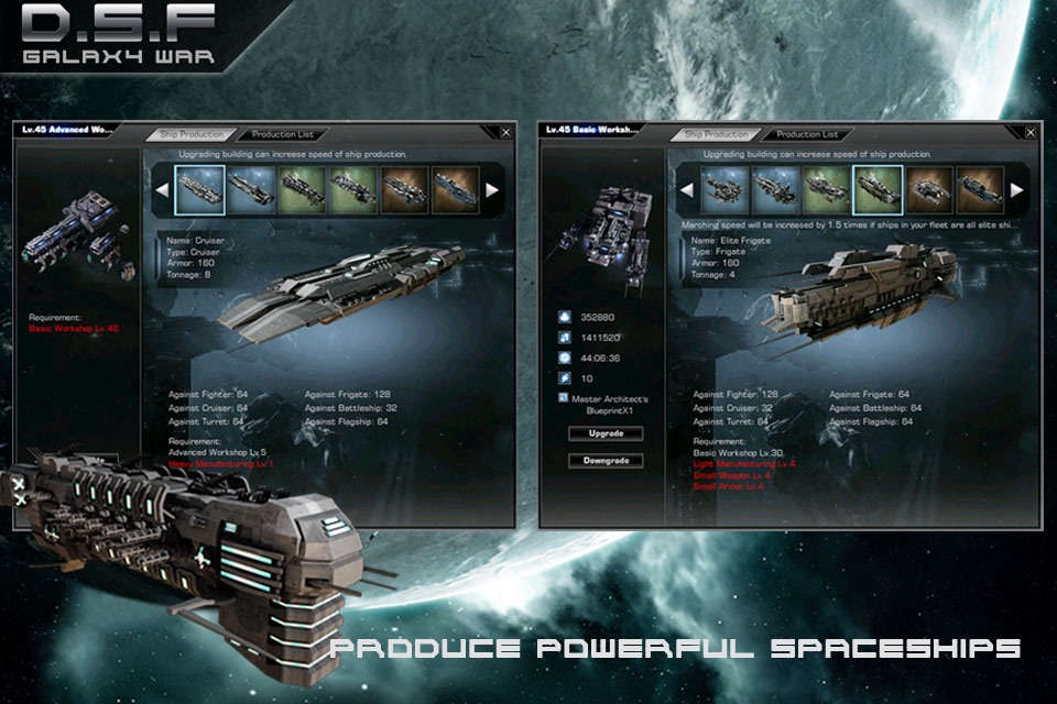 Deep Space Fleet: Galaxy War screenshot 3