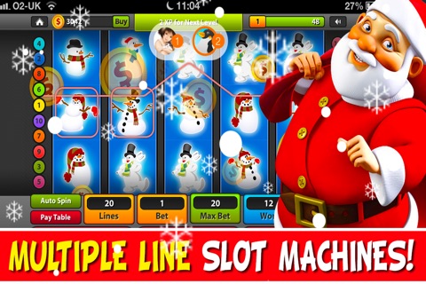 Ace Santa Slots & Friends FREE : Christmas Casino Slot Machine Games - By Dead Cool Apps screenshot 4