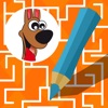 Labyrinth Learning Games - 子供の年齢3-5のためのゲームの学習：迷路、ゲーム、動物と幼稚園、保育園、小学校や保育園のためのパズル。迷路を通じて犬、ウサギ、サル、マウスと海賊ヘルプ