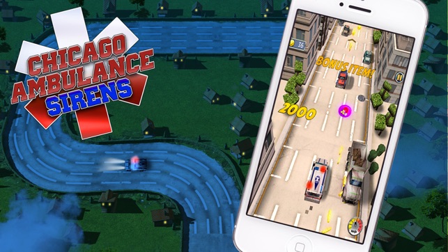 Chicago Ambulance - Sirens: Quick 3D Emergency Car Driving G(圖2)-速報App