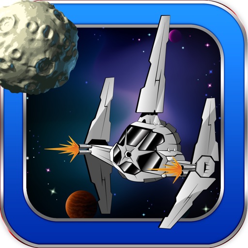 Asteroid Meteor Storm Games - Battle Gunship Asteroids Escape Game Icon