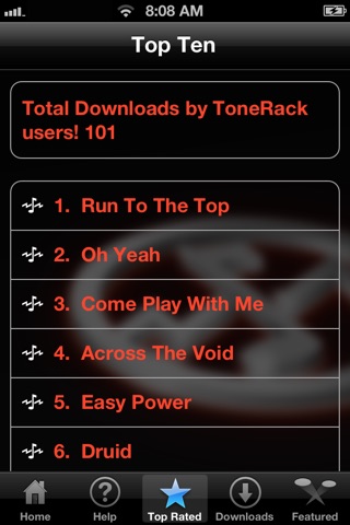 ToneRack Rock Heavy Guitar Ringtones screenshot 4