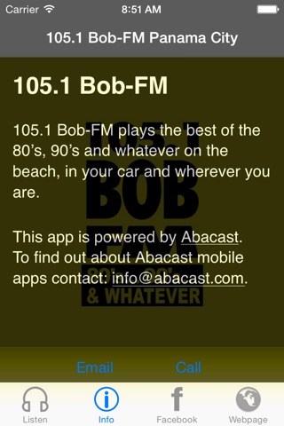 105.1 Bob-FM Panama City screenshot 3
