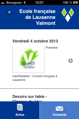 Ecole française de Lausanne-Valmont screenshot 2