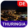 Thuringia, German Offline Map - PLACE STARS