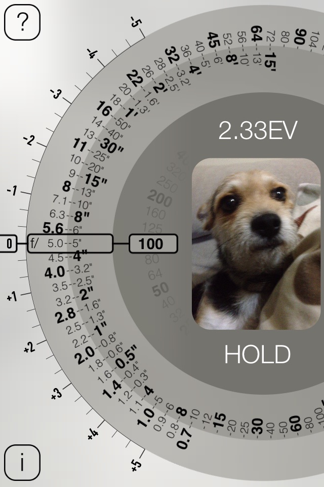 Light meter wheel screenshot 2