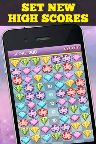 Gem Match Mania - Blast a Jewel Puzzle Game of Diamonds screenshot 3