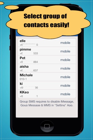 Group SMS - Fast SMS and iMessage screenshot 4
