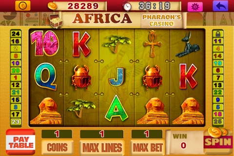 Pharaoh's Casino - Lucky Slots Machine Game Free screenshot 3