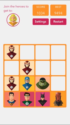 Super Heroes 2048(圖2)-速報App