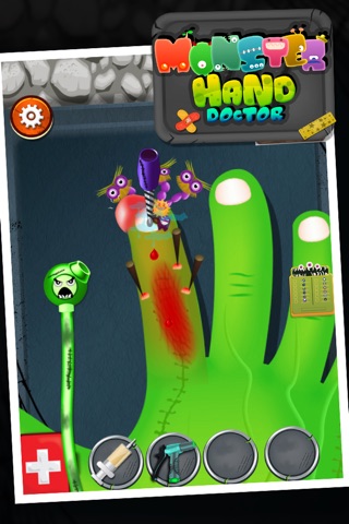 Monster Hand and Nail Doctor - Nail and hand surgery, kids free Game For fun screenshot 4