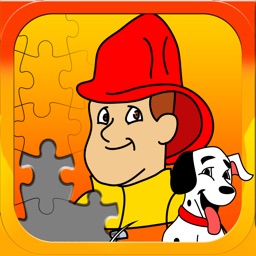 Fireman JigSaw Puzzle - Free Jigsaw Puzzles for Kids with Fun Firetruck and Firemen Cartoons - By Apps Kids Love, LLC