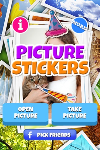 Picture Stickers - Photo Collage Art for Instagram, Facebook and Twitter screenshot 3