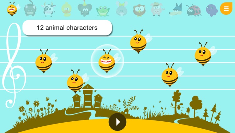 Music4Babies - Learn to read and write music with the animals