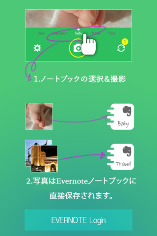 QuickSnap - Quick snap to Evernote screenshot 2