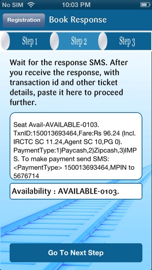 IRCTC SMS Booking(圖1)-速報App