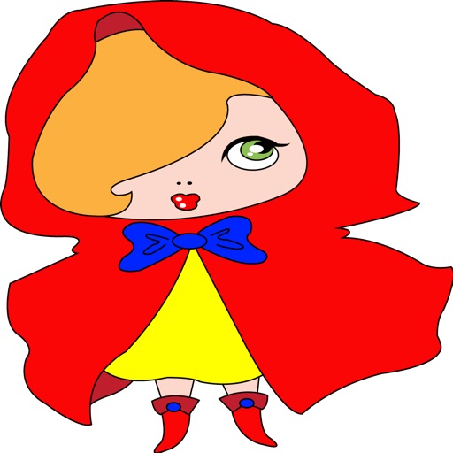 Red Riding Hood Coloring Game icon