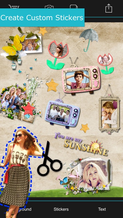 Collage Pie - Pic.s Cutout + Photo.s Sticker.s