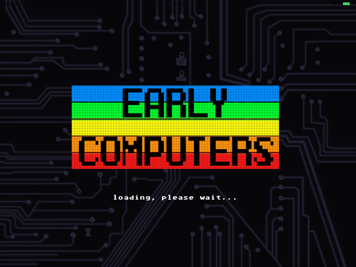 Early Computers – 8 bit Vintage Text Editor  Old Keyboard for Retro ASCII Art Graphics