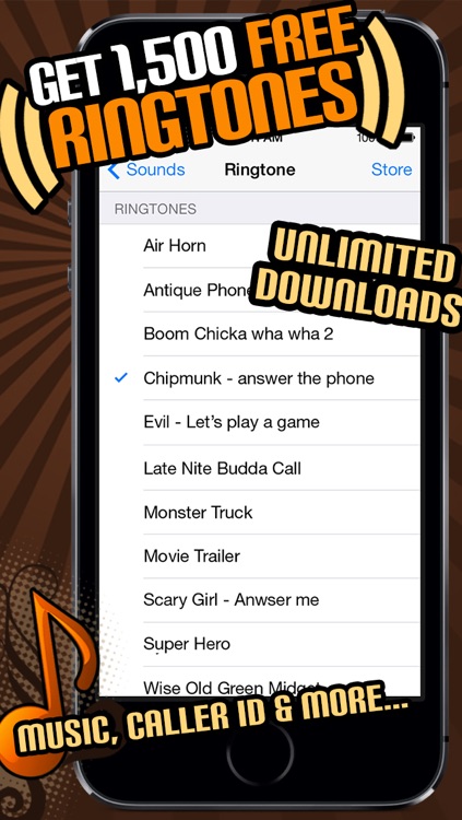 1500 Ringtones Unlimited - Download the best iPhone Ringtones