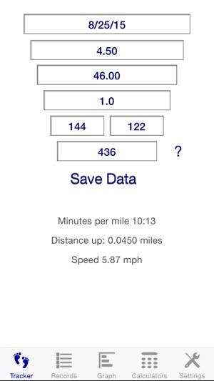 Treadmill Tracker