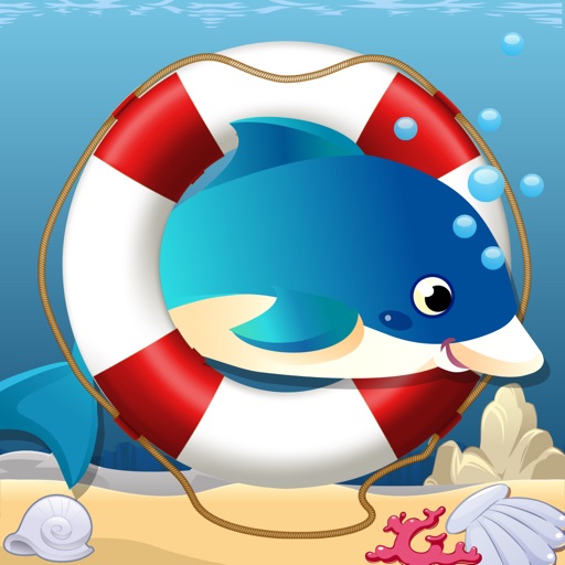 Tap Dolphin Sea Racing Dash iOS App