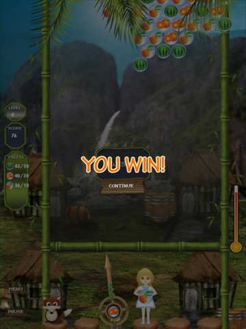 Happy Shooter HD (bubble fruits in the jungle) screenshot 4