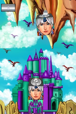 Dragon Princess Blocks - Free Stacking Tower Game screenshot 4