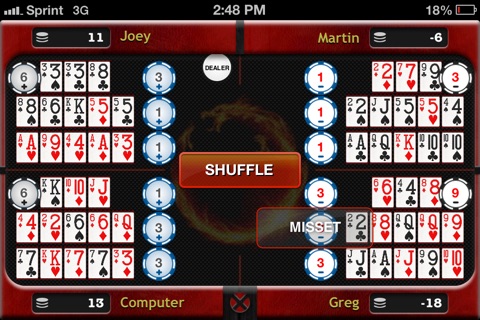 Chinese Open Face Poker screenshot 4