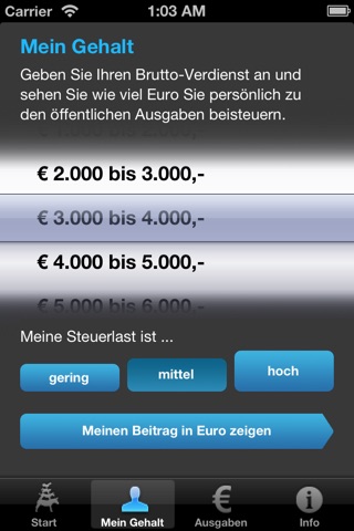 Wo geht mein Geld hin? - Verteilung des Bremer Haushalts screenshot 2