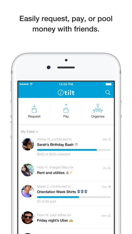 Tilt: Request, send, and pool money for FREE