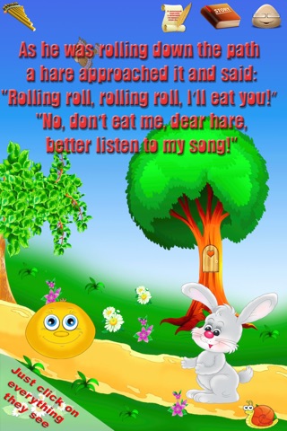 The Rolling Roll - interactive book fairytale for children screenshot 2