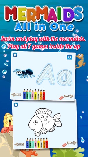 Mermaid Preschool Games for Kids(圖1)-速報App