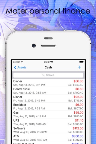 PocketMoney-Account, Budget and Cashflow Manager screenshot 3