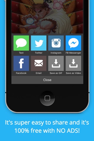 Giffiti - Make GIFs by adding animated stickers and funny GIFs to your photos screenshot 3