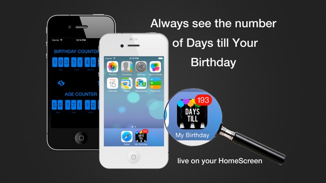 Days Till My Birthday (live on your HomeScreen)(圖1)-速報App